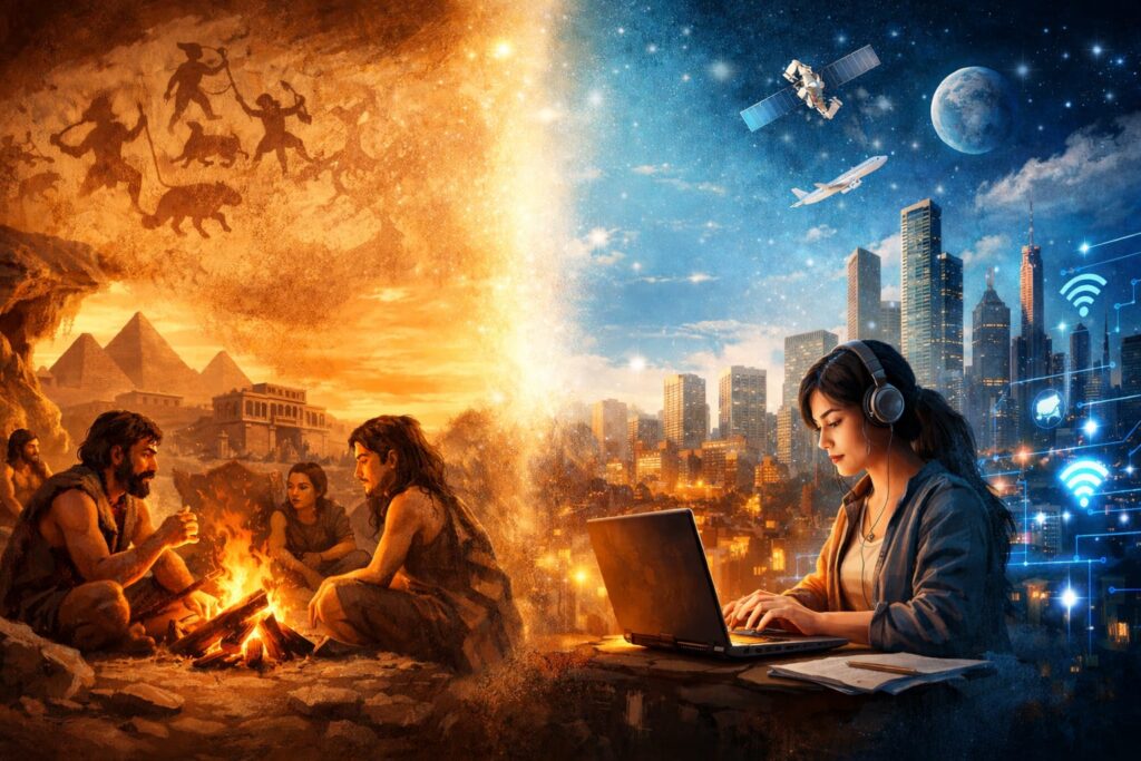 World today and yesterday - anthropology